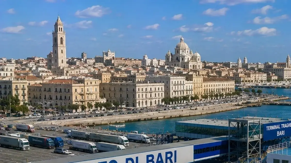 Prom pasażerski i podróż morska: Bari – Split