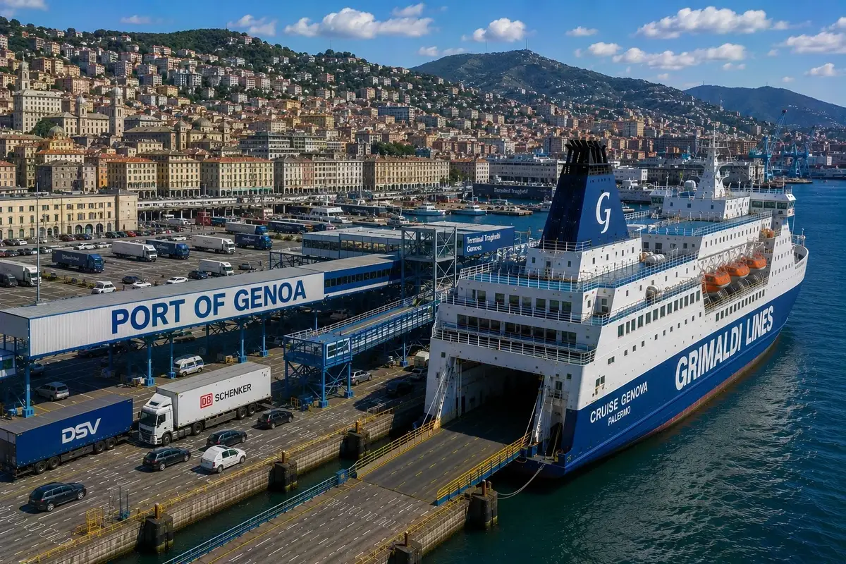 Prom pasażerski i podróż morska: Genoa – Tunis
