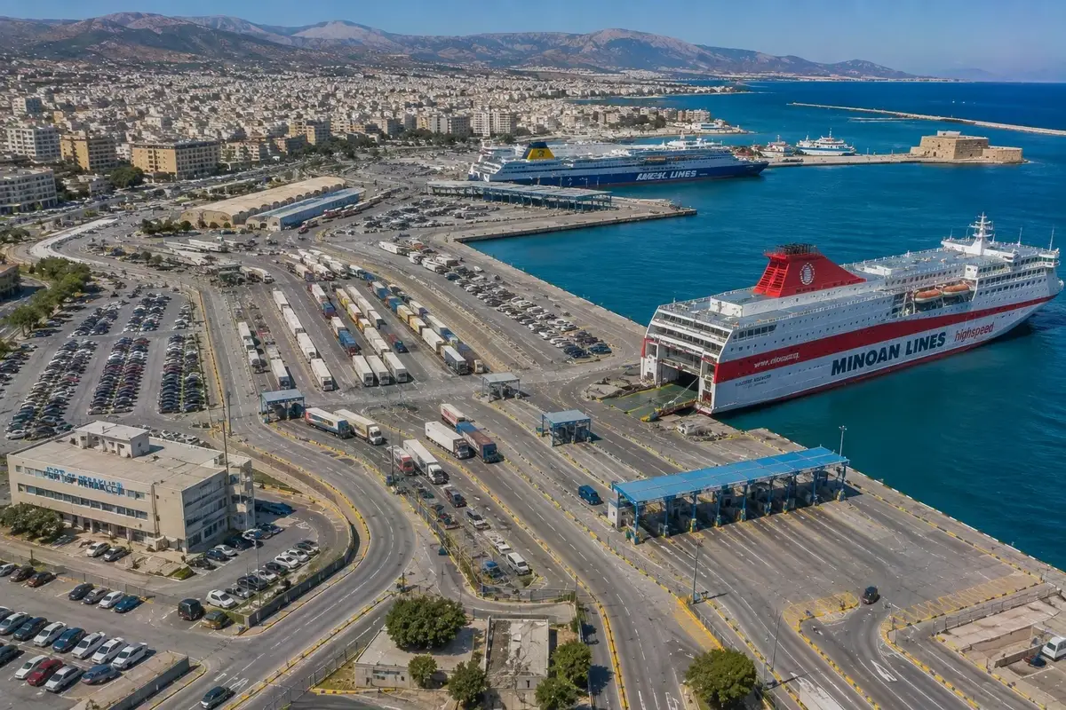 Prom pasażerski i podróż morska: Heraklion – Santorini
