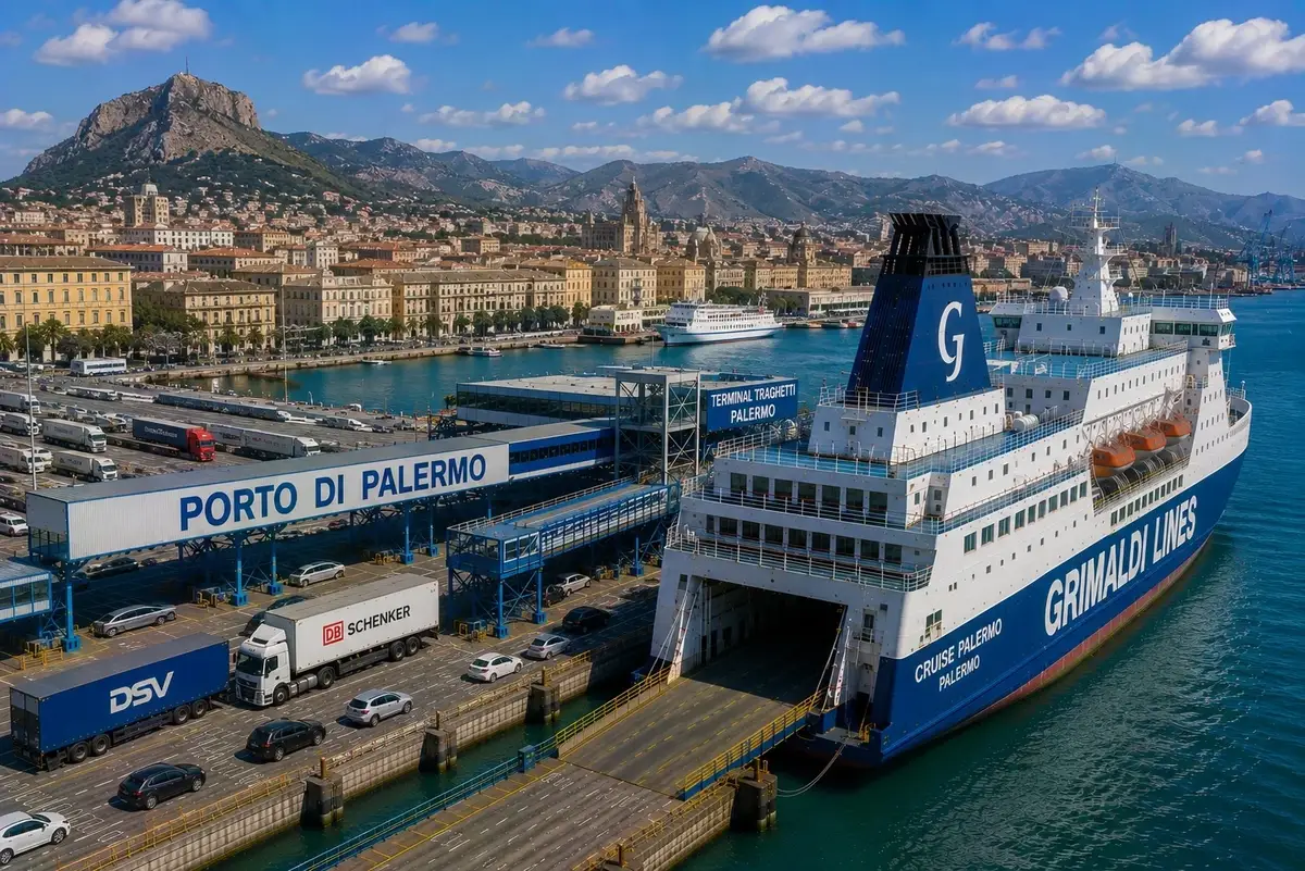 Port promowy i wodolotowy Palermo