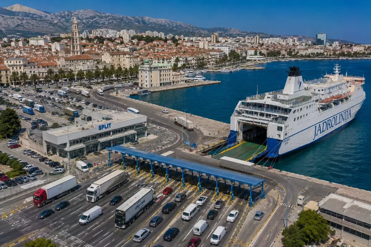 Prom pasażerski i podróż morska: Ancona – Split
